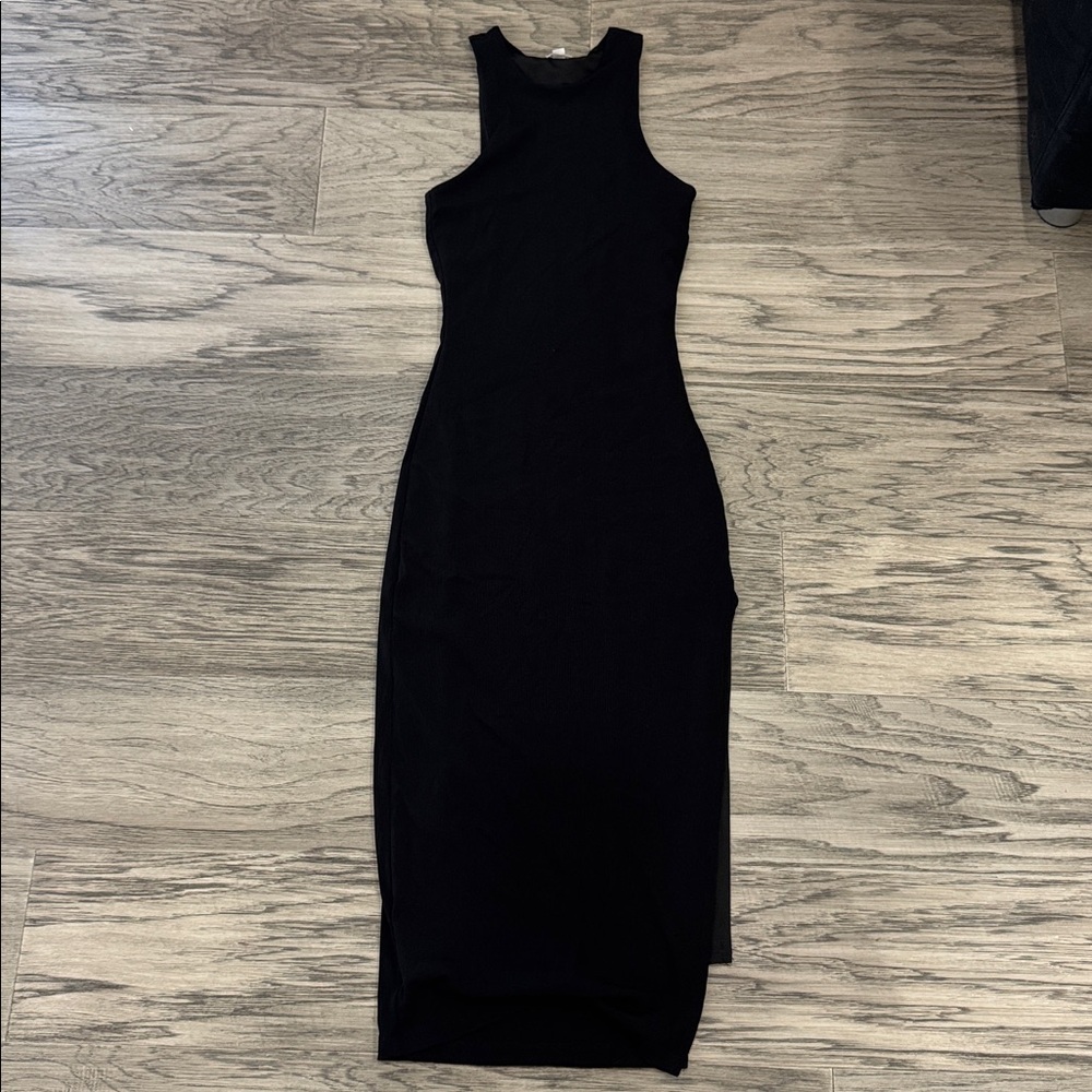 Garage Black Ribbed dress